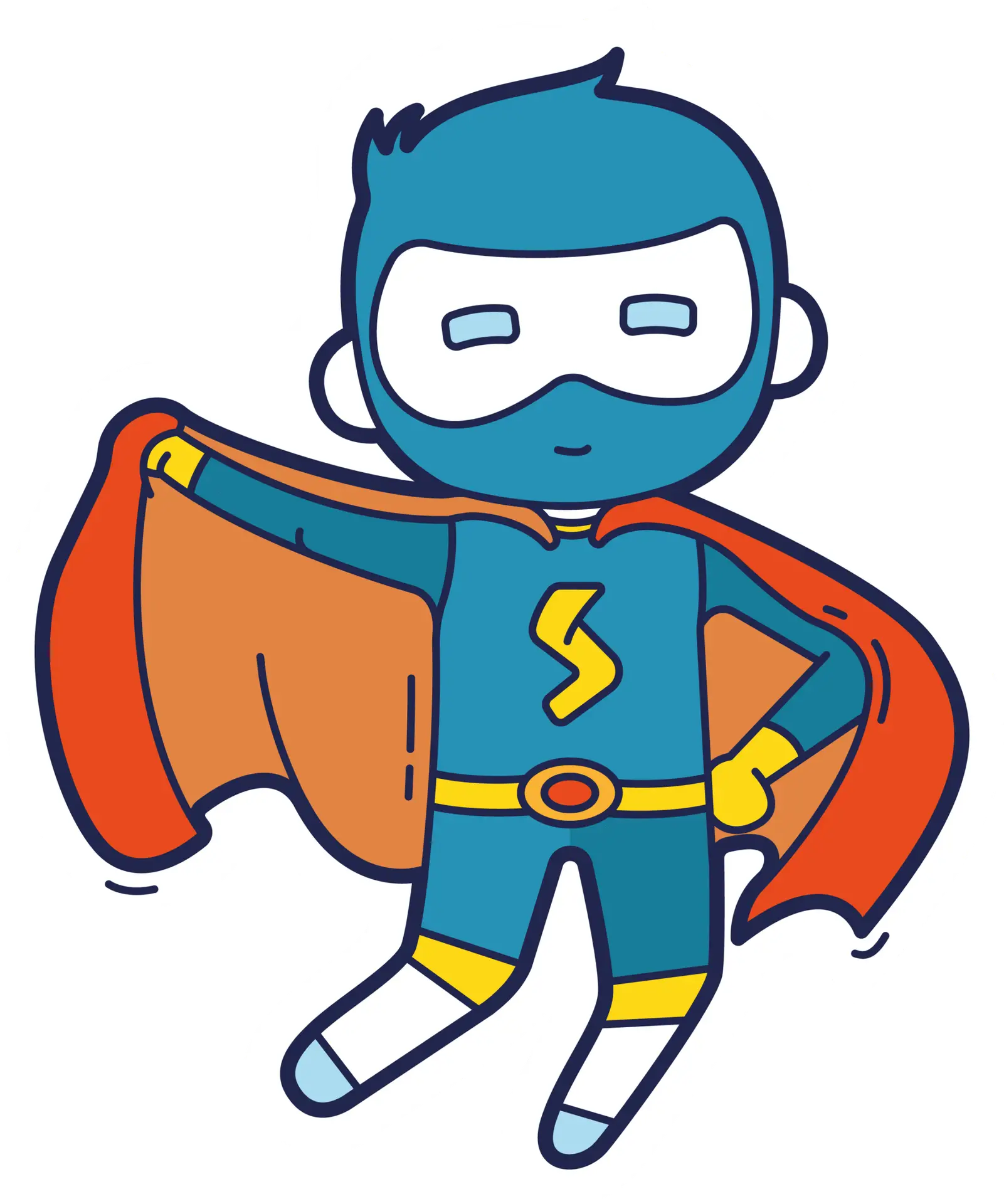 De superheldenthema van het kinderfeestje van De Feestdoos.