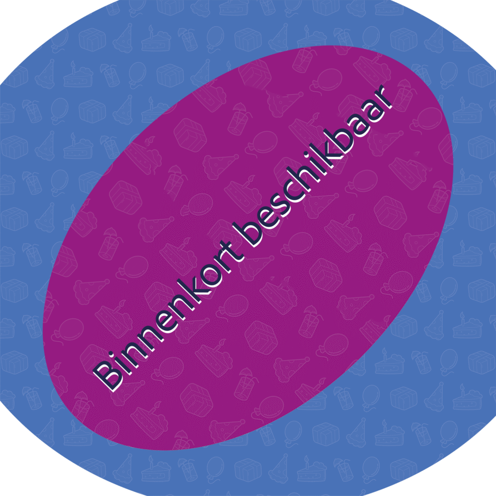 Dit product van De Feestdoos is binnenkort weer beschikbaar.