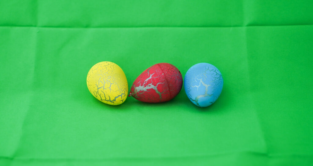 Dino-ei van De Feestdoos