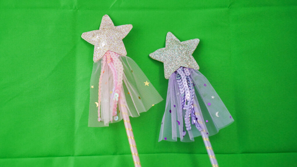 Prinsessenstaf paars of roze.