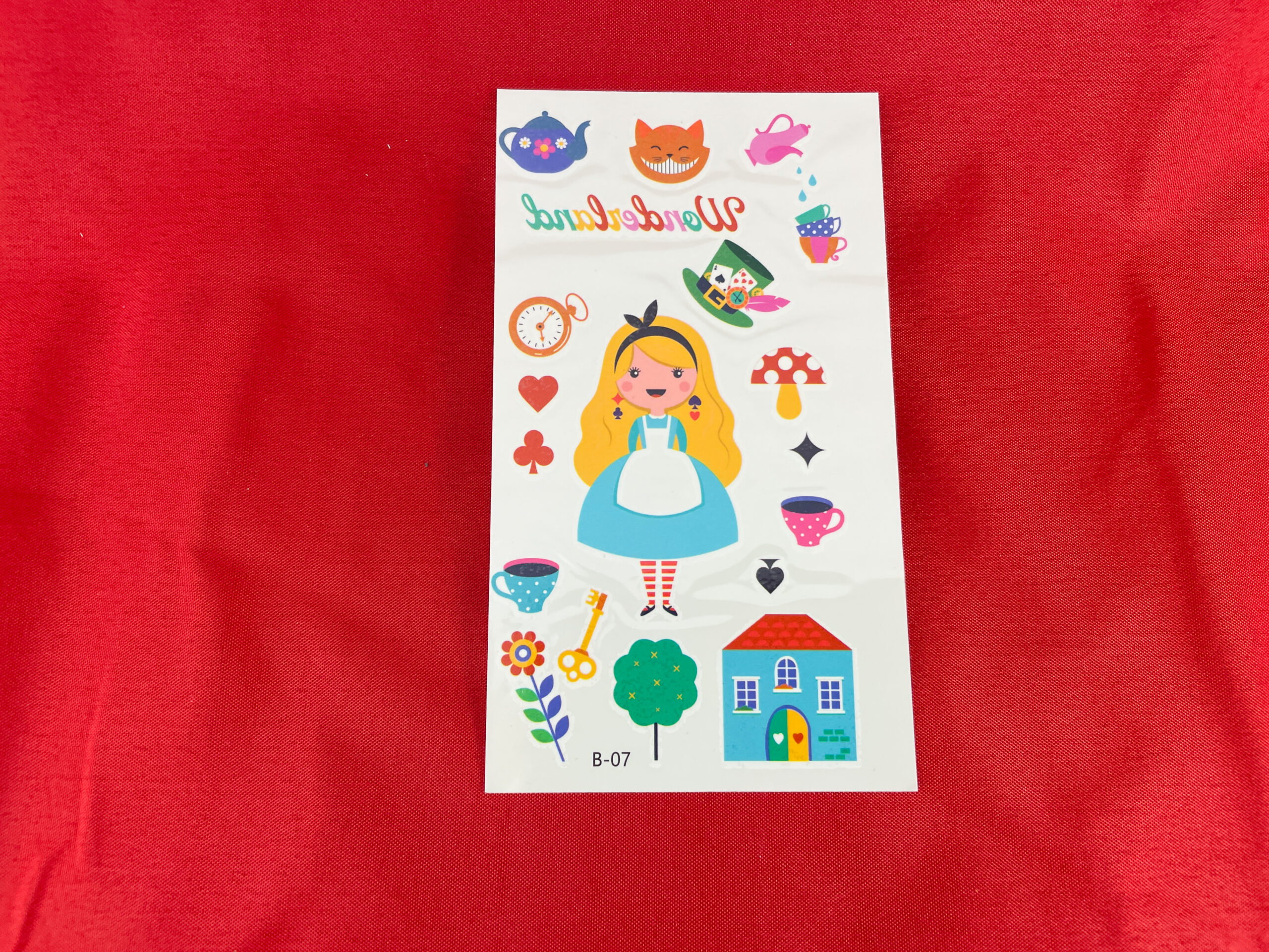 Afwasbare prinsessentattoo's van De Feestdoos