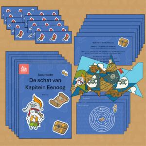 De Piraten speurtocht van De Feestdoos voor elk kinderfeestje of themafeest.