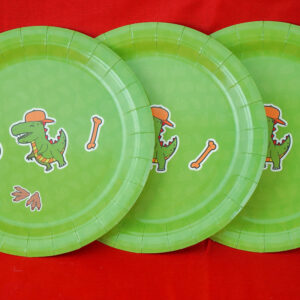 Dinobordjes van De Feestdoos.