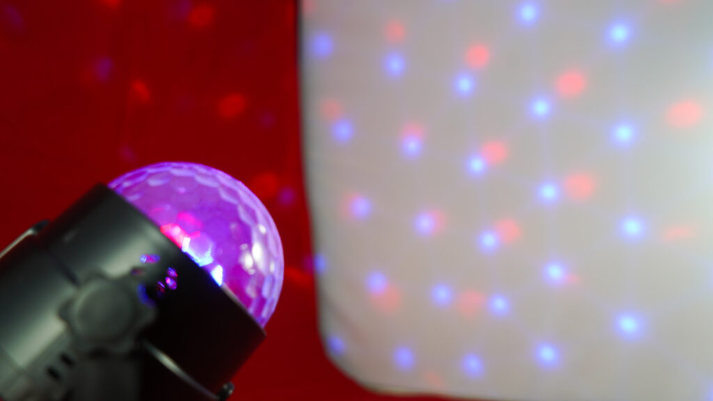 Discolamp van De Feestdoos