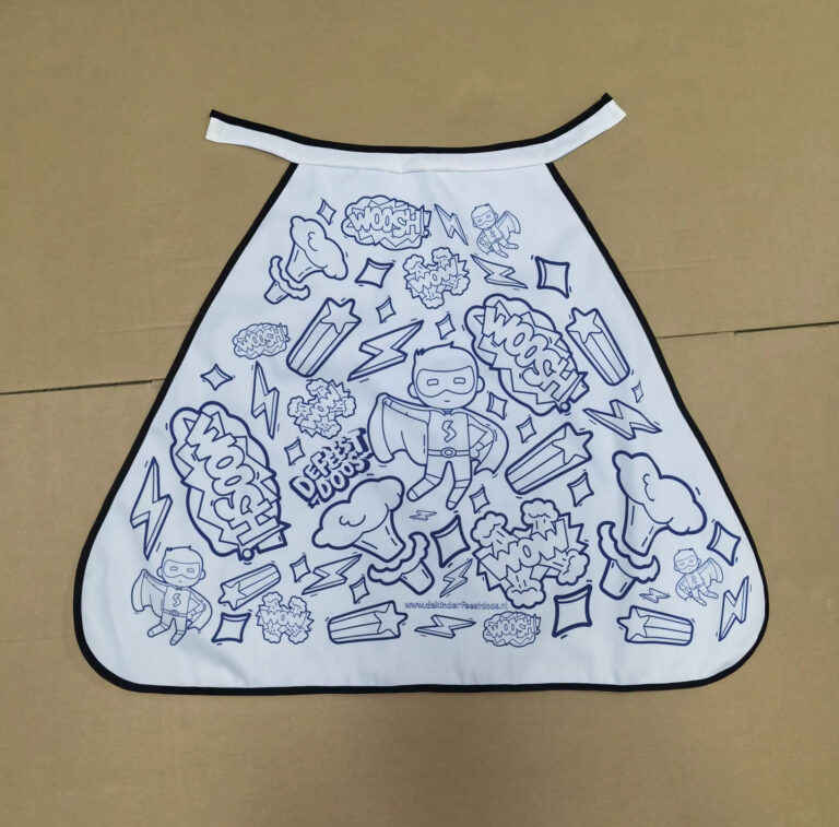 De superheldencape van De Feestdoos