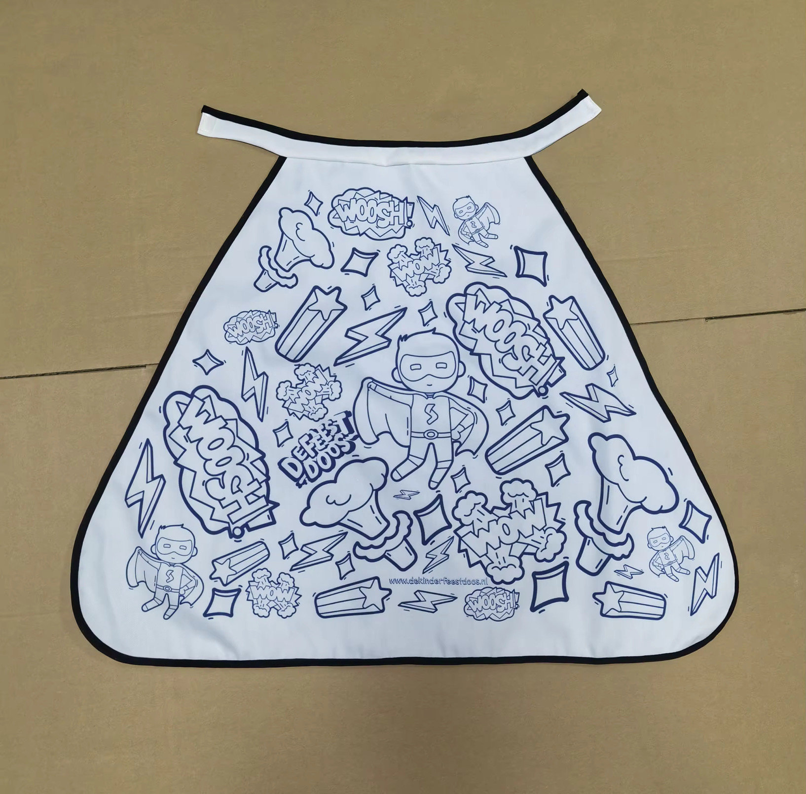 De superheldencape van De Feestdoos