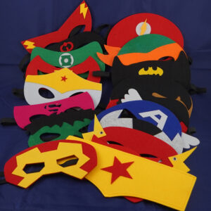 Superheldenmaskers van De Feestdoos