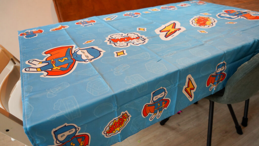 Superheldentafelkleed van De Feestdoos
