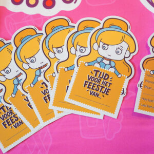 Prinsessenuitnodigingskaarten van De Feestdoos