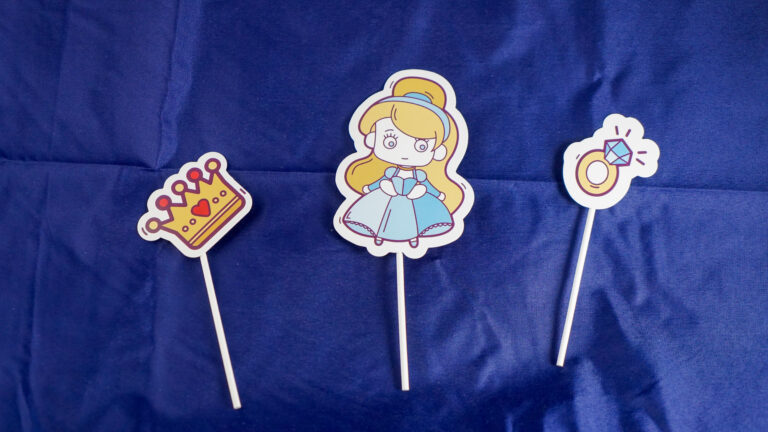 Prinsessencaketopper De Feestdoos