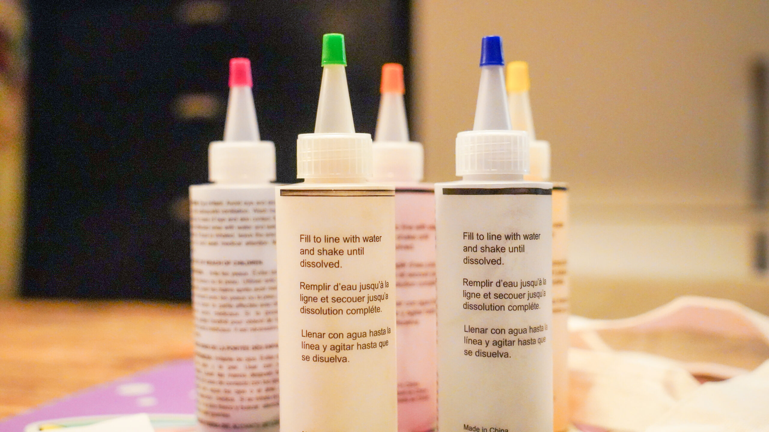 Tie-dyeset van De Feestdoos