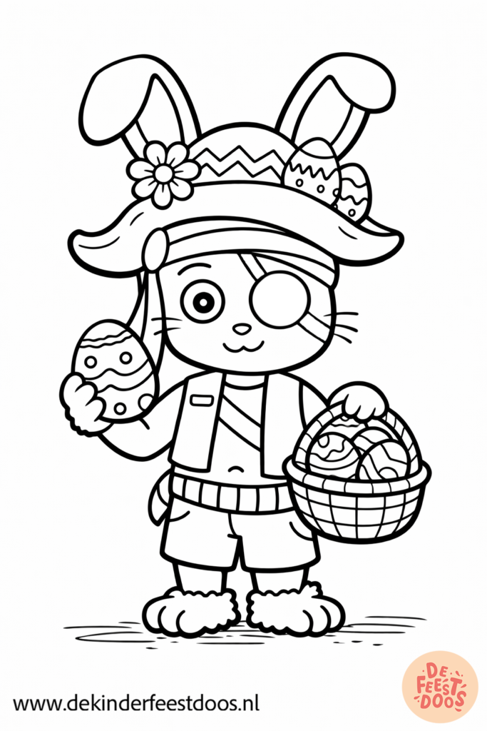 Piraat is klaar voor pasen